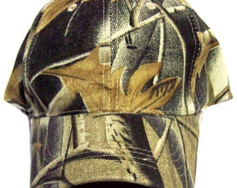 Military Baseball Cap - Baseball Caps - Forest Camo Prints - Uni-Sex Style  *FREE  USA  Shipping* (7506C6)