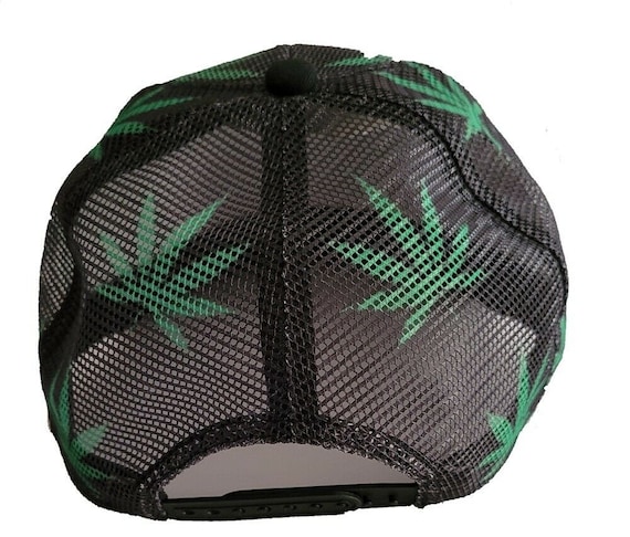 Premium Marijuana Snap Back Trucker Baseball Caps Colorful Leaves - Uni-Sex Style -- Free USA Shipping--(75050w311)