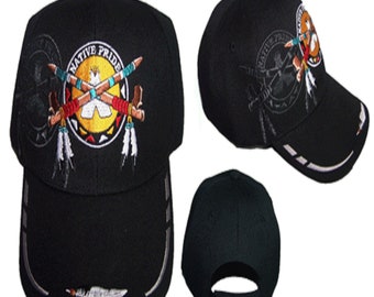 Native Pride Embroidered Baseball Caps 