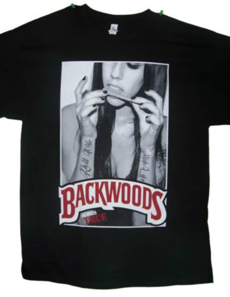 Backwoods Blunt Marijuana Weed Pot  US Screen Printed Cotton T-Shirts - Men's Sizes - Uni-Sex Style  *FREE  USA  Shipping* (MarTs215) 