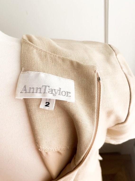 VINTAGE Ann Taylor Embroidered Summer Secretary/L… - image 8