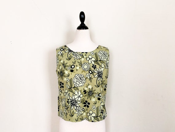 Flower Power LOLITA MODERN COLLECTION Silk Blouse… - image 1