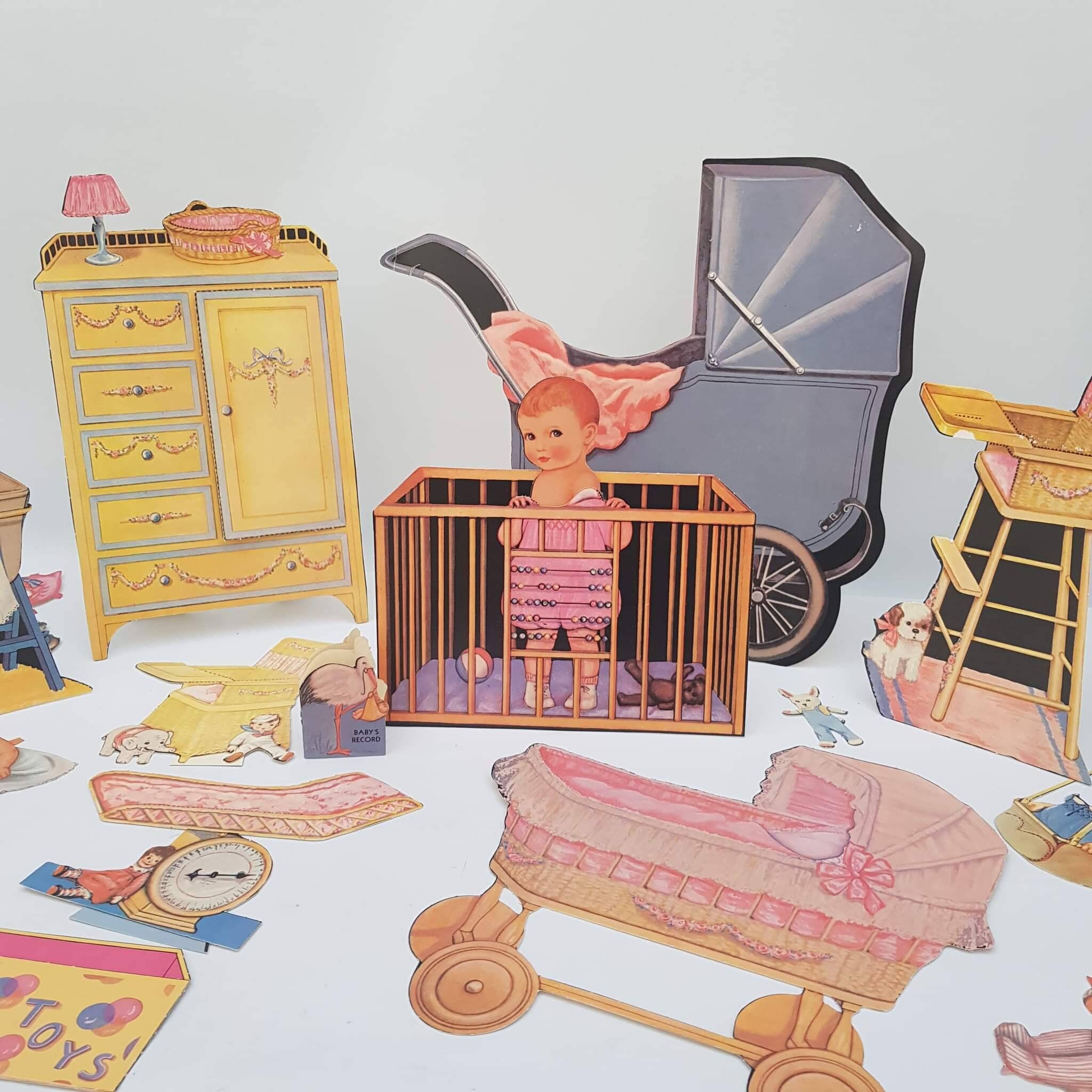 Vintage Queen Holden Paper Doll Baby Nancy & Her Nursery and Etsy UK