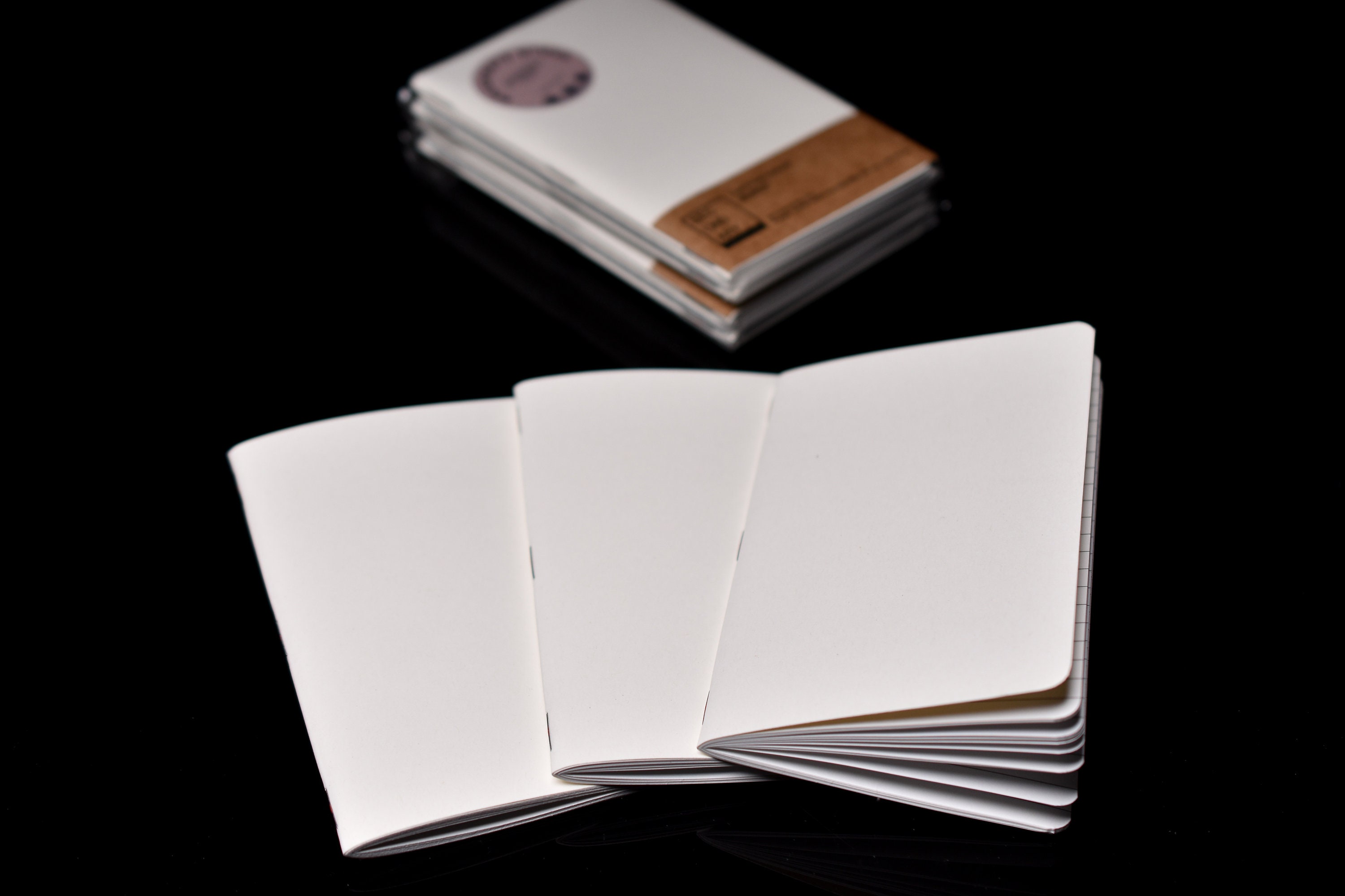 Journal - Cute Cream Color Square Clear PVC Cover Notebook