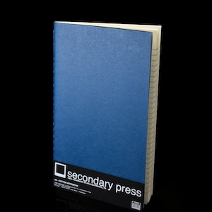 Premium Handmade A5 Notebook: Blue Lined Journal