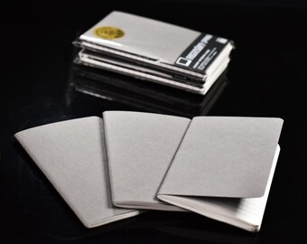 Basic Handmade Pocket Notebook 3-Pack: Iron Lined Journal