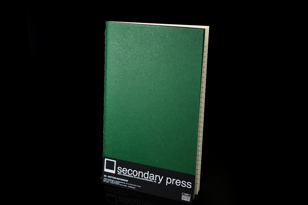 Premium Handmade A5 Notebook: Forest Green Lined Journal - Etsy