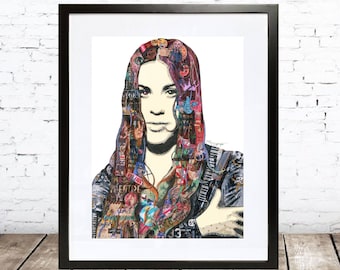 Jagged Alanis - Alanis Morisette - Music Icon Art Print - Alanis Paper Print - Jagged Little Pill