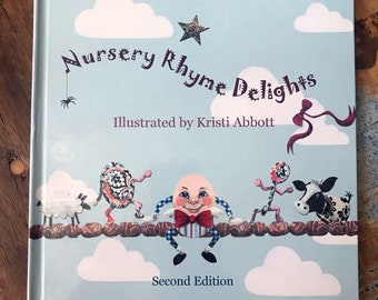 Illustrated Children's Book - Nursery Rhyme Delights - Educational & Playful