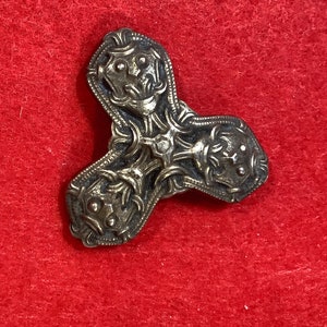 Sterling Silver Viking saga repro Brooch pendant david Anderson Norway .free worldwide delivery