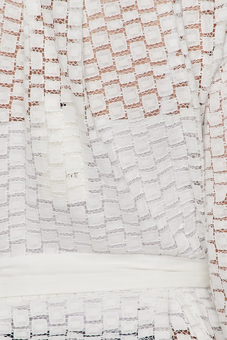 Knit Eyelet Coverup main image 1