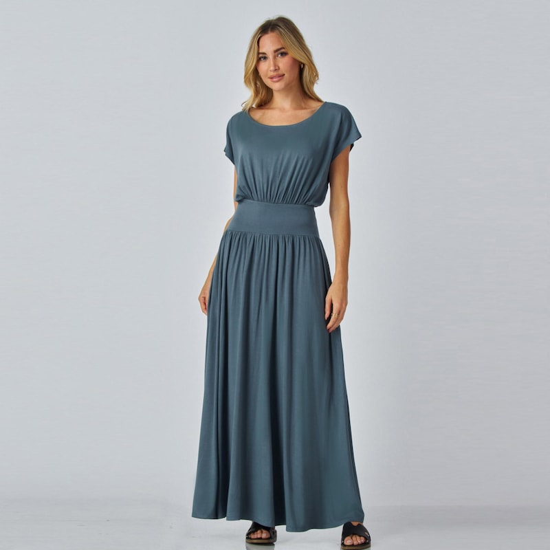 one shoulder evening dresses Women Maxi Long Chiffon Dress Black long sleeve boho Function Party Wear Fabric:Satin