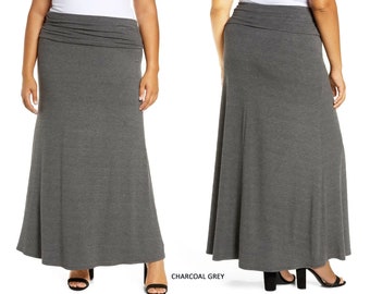 【WOOHWA】FOLDED WAIST FLARE SKIRT MBJ Women's Stretchy Flowy Mini Skirt, Flirty Flare Design