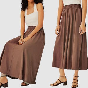 Custom Paperbag Waist Maxi Skirt: Buttery Soft, Wrinkle-Resistant, Travel Friendly