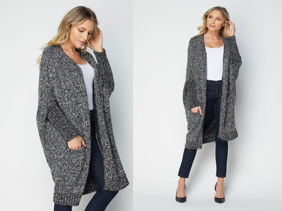 Viscose Wool Knit Duster Cardigan, Wool Sweater Coat, Wool Cardigan, Long Sweater  Cardigan, Multi Yarn Sweater Cardigan, Gift Wrapping -  Canada