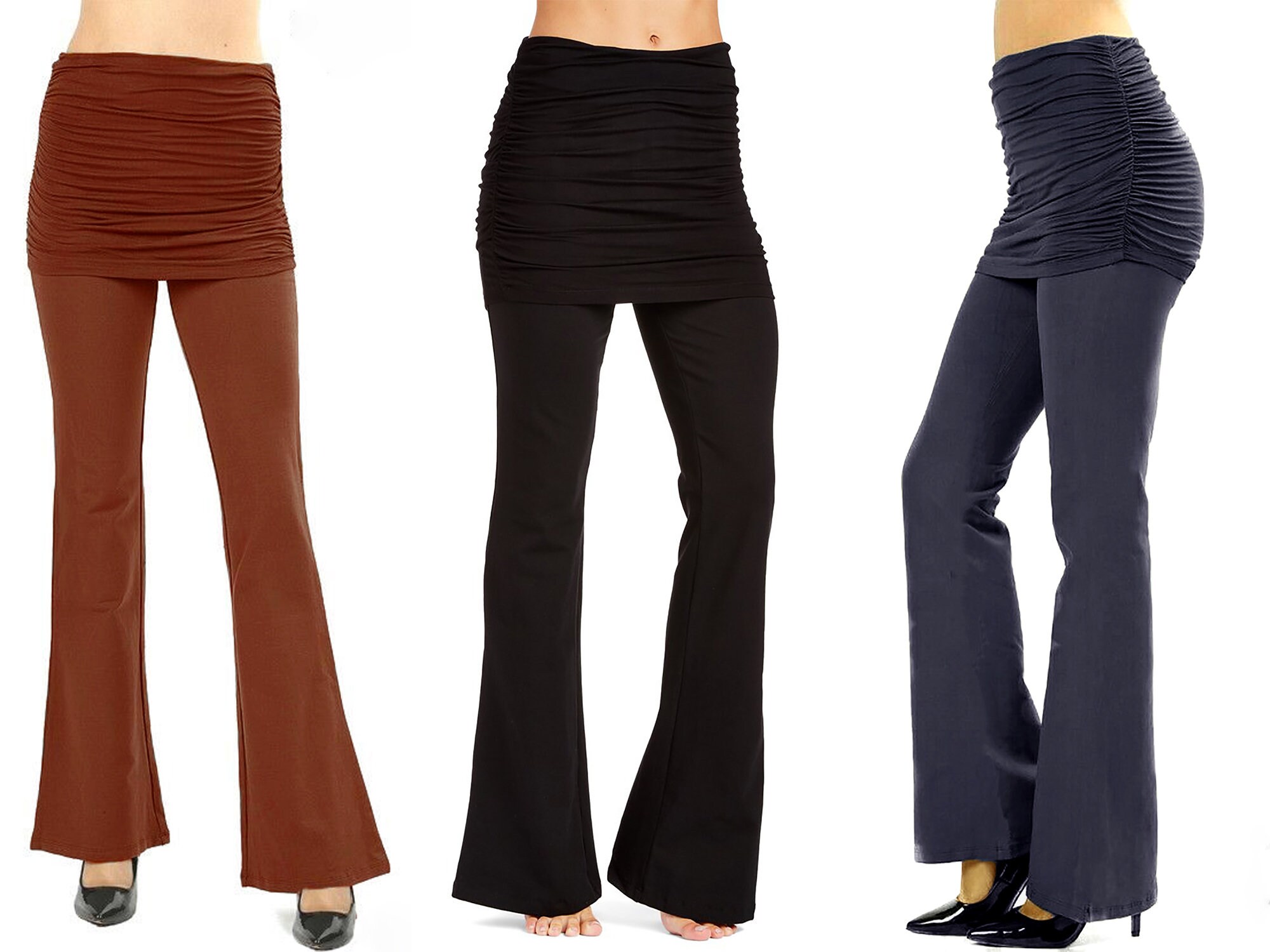 Long wool top skirt yoga pants