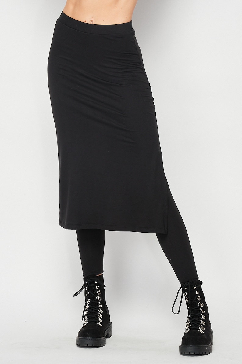 Pencil Skirted Leggings Butter Soft Leggings Skirt Plus Size Etsy