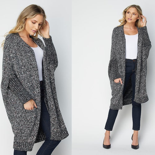 long sweater duster coat