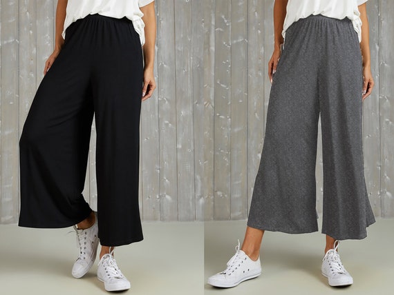 Smocked Gaucho Pants with Pockets – Jolie Vaughan Mature Women's Online  Clothing Boutique