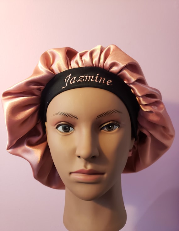 Silk Satin Hair Bonnet Wholesale Printed Double Style With