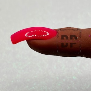 Uñas curvas / Uñas medianas / Uñas curvas Med Hawk Colores sólidos (elige tu color) / Uñas curvas a presión / Uñas a presión rosas / Extra fuerte