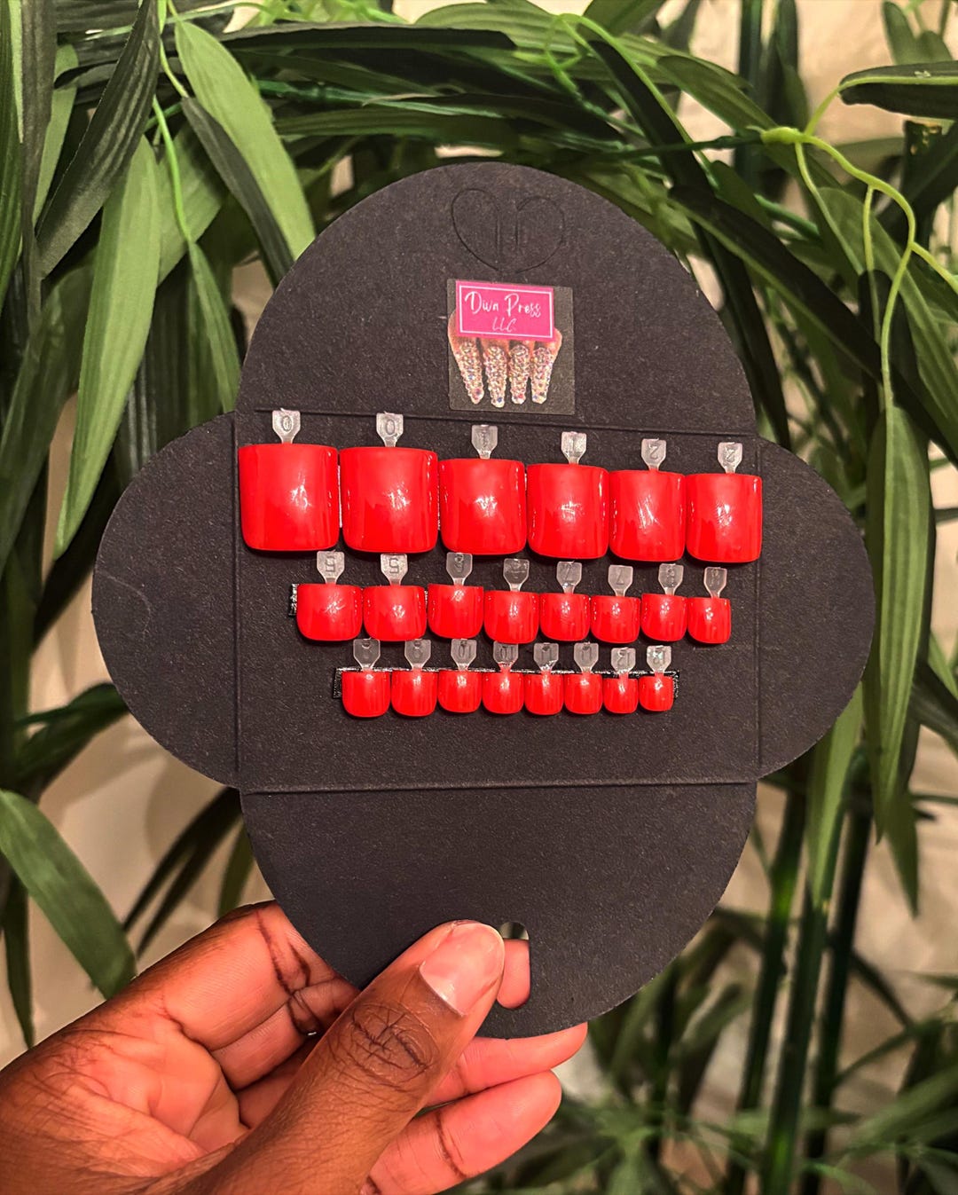 Acrylic Press on Toenails | Solid Color Pedicure Set| C Curve - Etsy