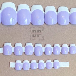 French Toenails| Extra Long Toenails| Toenails| Press on toes| Press on toe nail set| Press on toe nails| Press on Nails| Wide nails