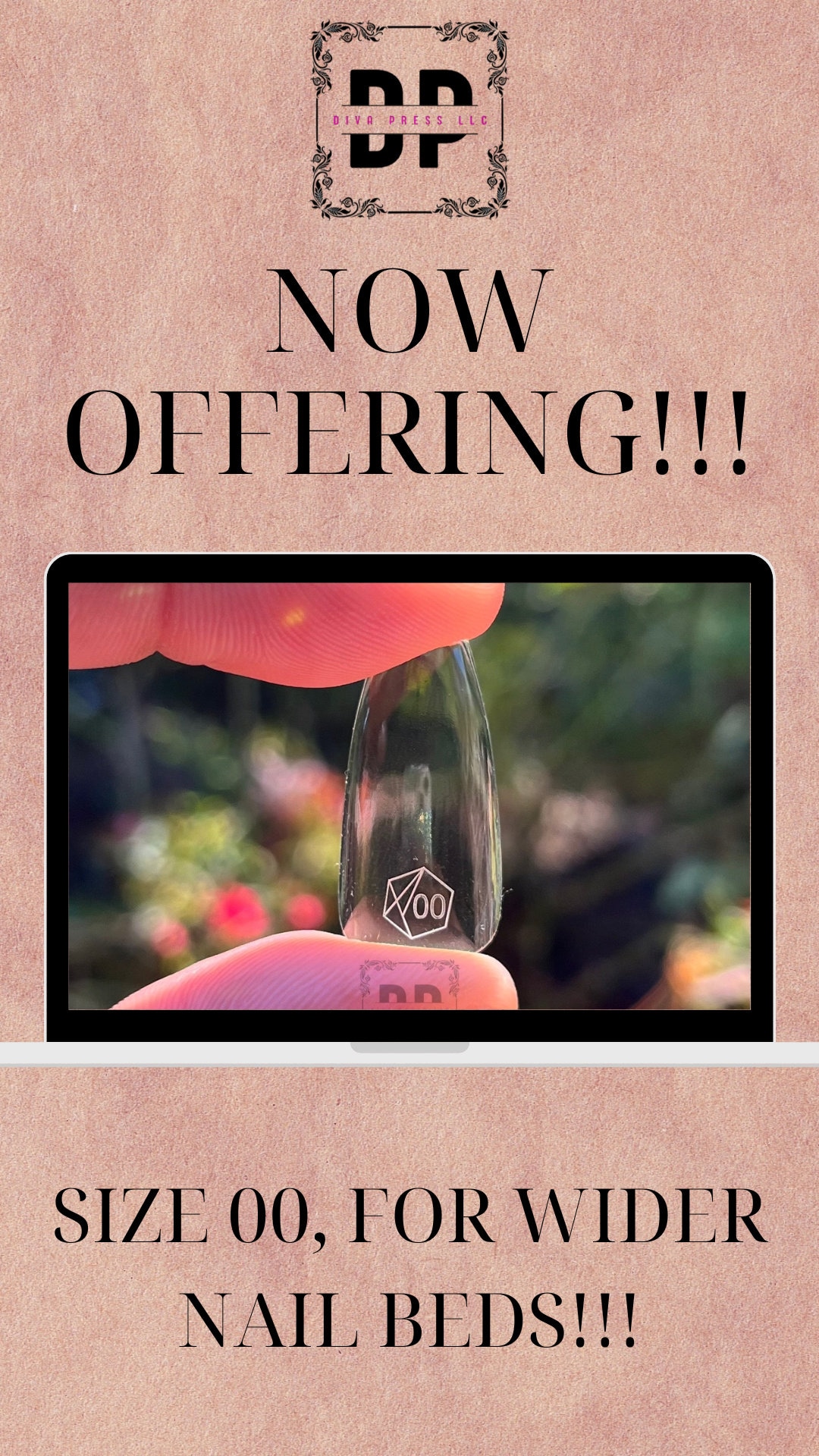 Wide Nail Bed Press on Nails Wide Nail Bed Press on Wide Nails Wide