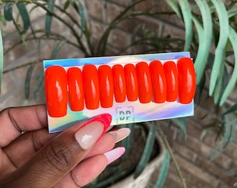 Curved Nails| Solid Colors (pick your color)| Curved press on nails| Press on nails| Press on nails long|Nail Trends|Extra Strength