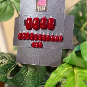 Solid Color Press On Toenail Set | Extra Long