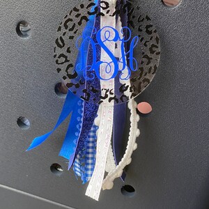 Blue Bogg Bag Tassel Charm