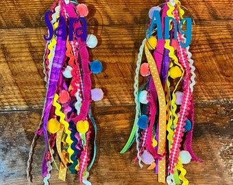 Neon Bogg Bag Tassel Charm