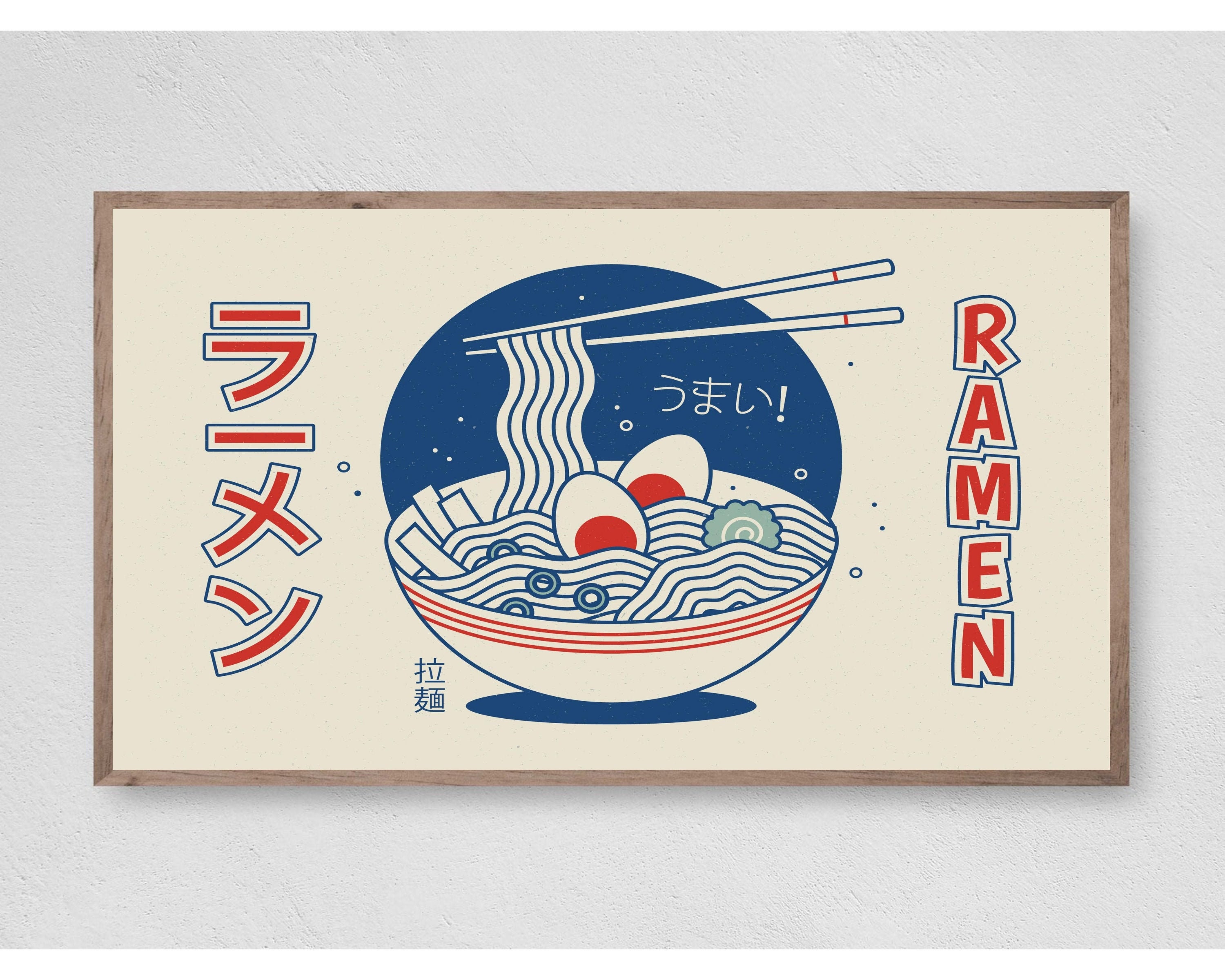 Retro Vintage Ramen Noodles Japanese Aesthetic The Frame TV | Etsy
