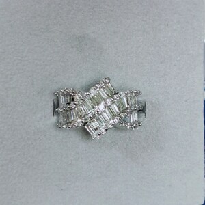 Lady&#39;s Diamond Baggett and Round diamonds
