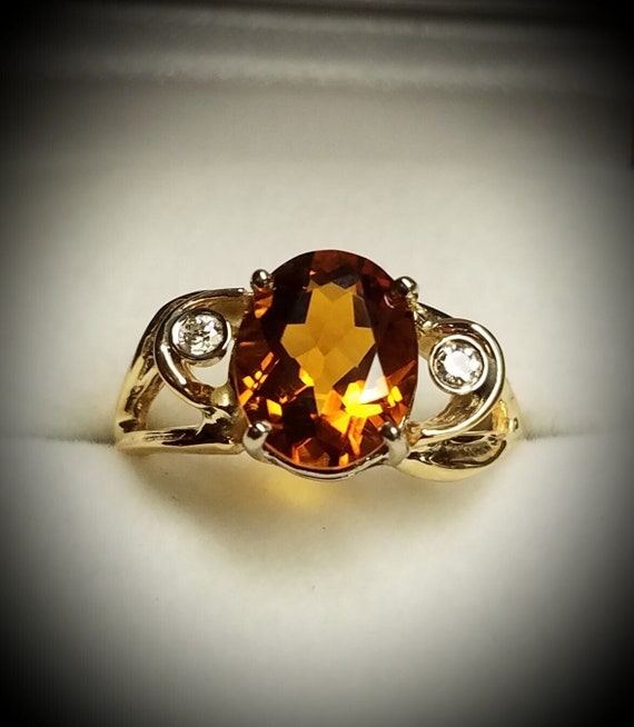 Gorgeous Madeira Citrine  Ring Classic