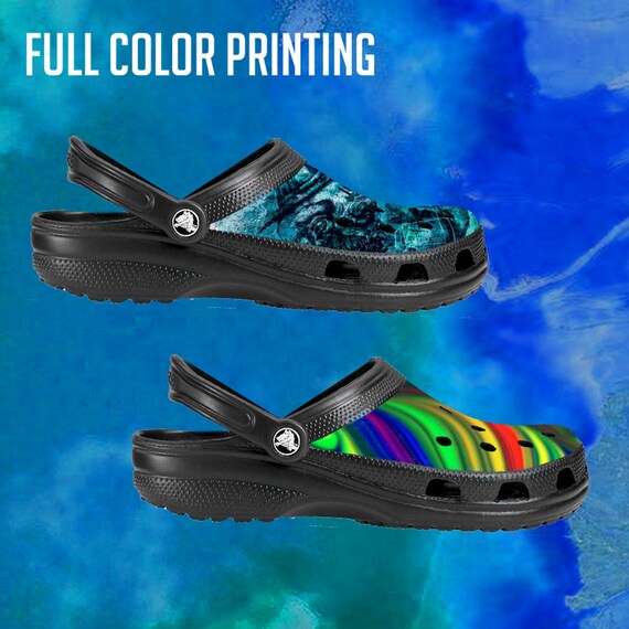 custom printed crocs