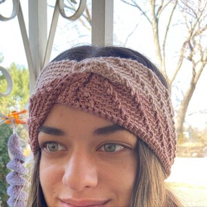 Mosaic Headband Crochet Pattern - Easy Crochet Headband Pattern - PDF Digital Download