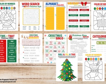 Christmas Activity Pages, Kids Printable Christmas, Christmas Printables, Christmas Activities, Christmas Kids Sheets, Christmas Games Kids