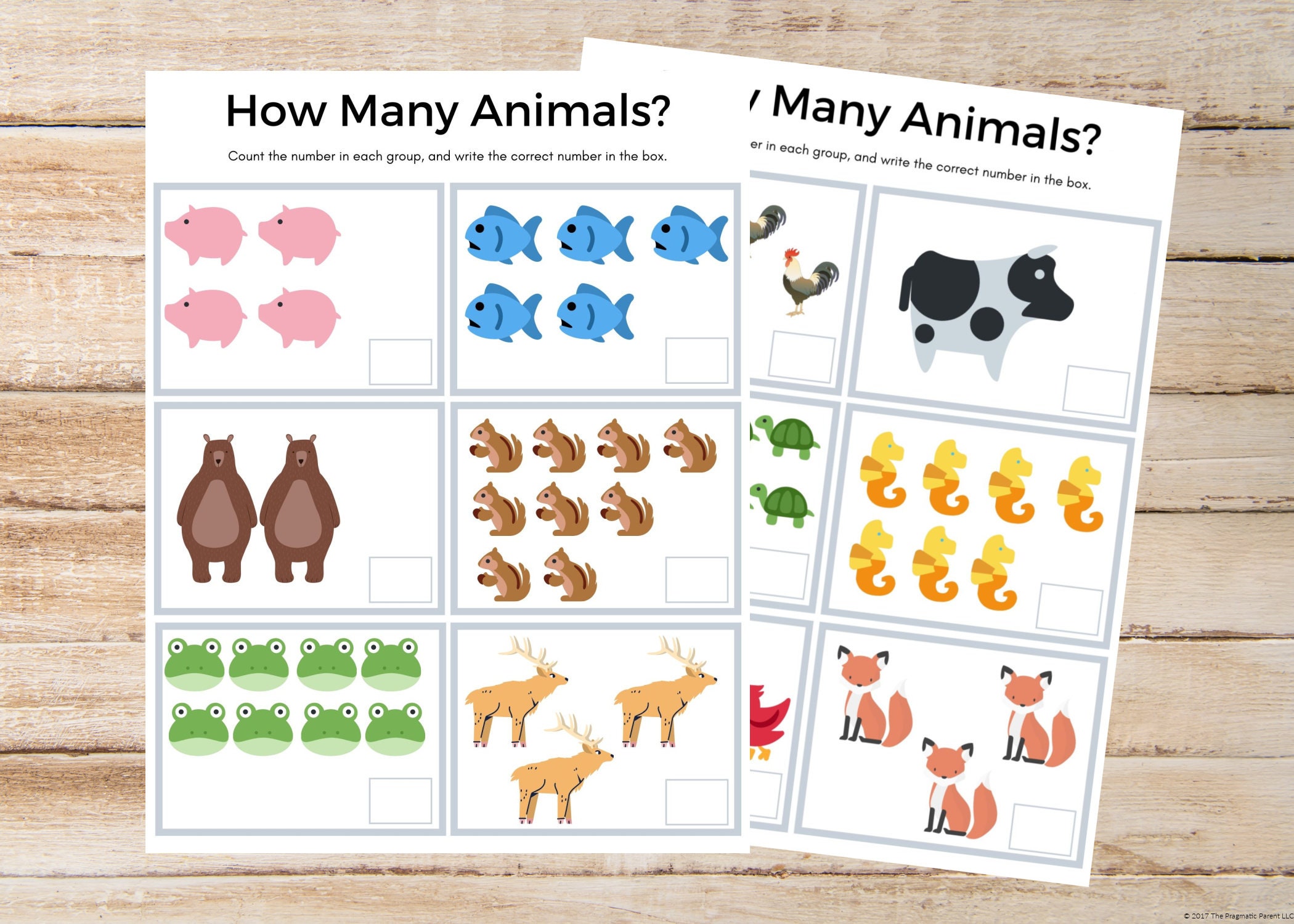 Buy Animal Counting Beginning Math Kindergarten Worksheet Online in India - Etsy Buy Animal Counting Beginning Math Kindergarten Worksheet Online in India - Etsy