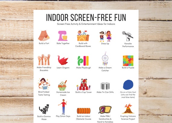 Screen-Free Activities for Kids Ages 8-12 - Inner Child Fun