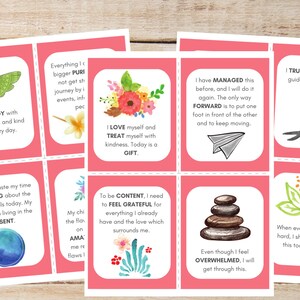 Positive Affirmations for Mothers, Positive Affirmation Cards for Moms, Digital Affirmation Cards for Moms, Cards for New Mom, Gifts for Mom image 2