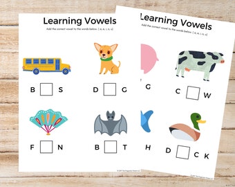 Learning Vowels, Phonics, Preschool, Kindergartener, Learning Letters, PreK, Beginning Sounds, ABCs, Learning Phonics, Beginning Vowels