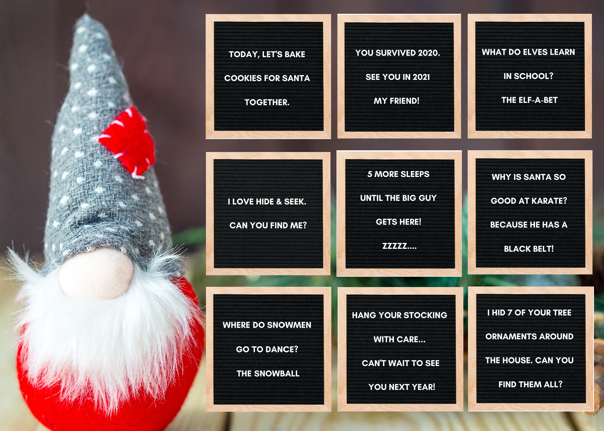 45 Printable Elf Letterboard Notes & Elf Messages, Elf Note Letter