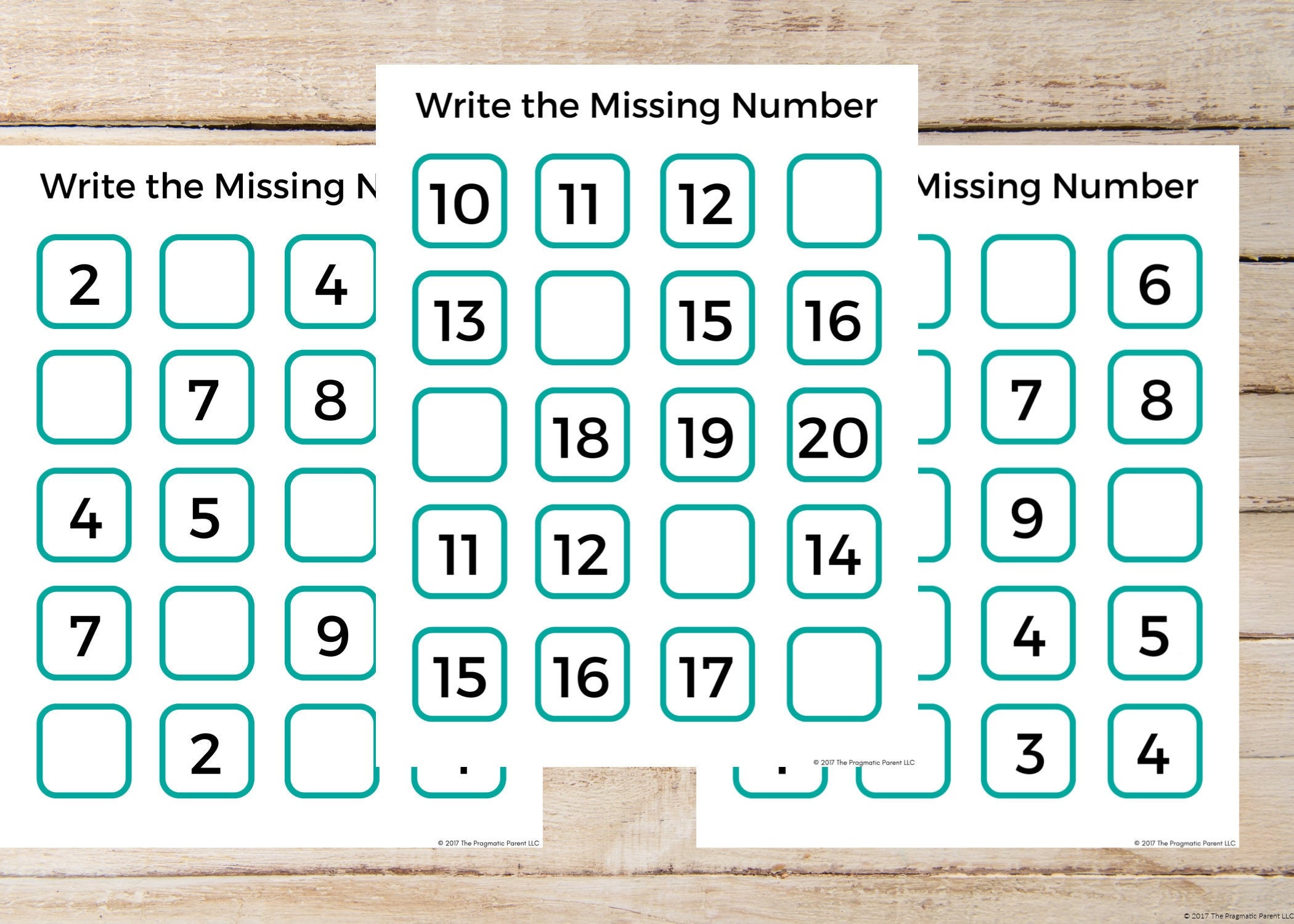 write the missing number numbers learning to count etsy