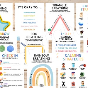 Calm Down Kit, Calming Corner, Calm coping skills for kids, self regulation, social emotional learning, Teaching Kids to Manage Emotions