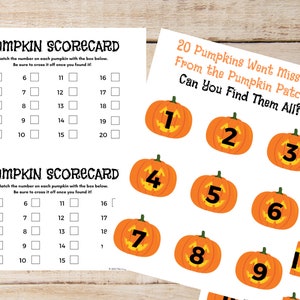 Halloween Pumpkin Scavenger Hunt, Kid's Scavenger Hunt, Halloween Activity, Halloween Printable, Halloween Pumpkin Fun Scavenger Hunt Kid