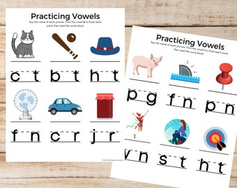 Learning Vowels, Beginning Sound, Preschool, Kindergartener, Teaching Vowels, Phonics, PreK, Beginning Sounds, ABCs, Learning Phonics