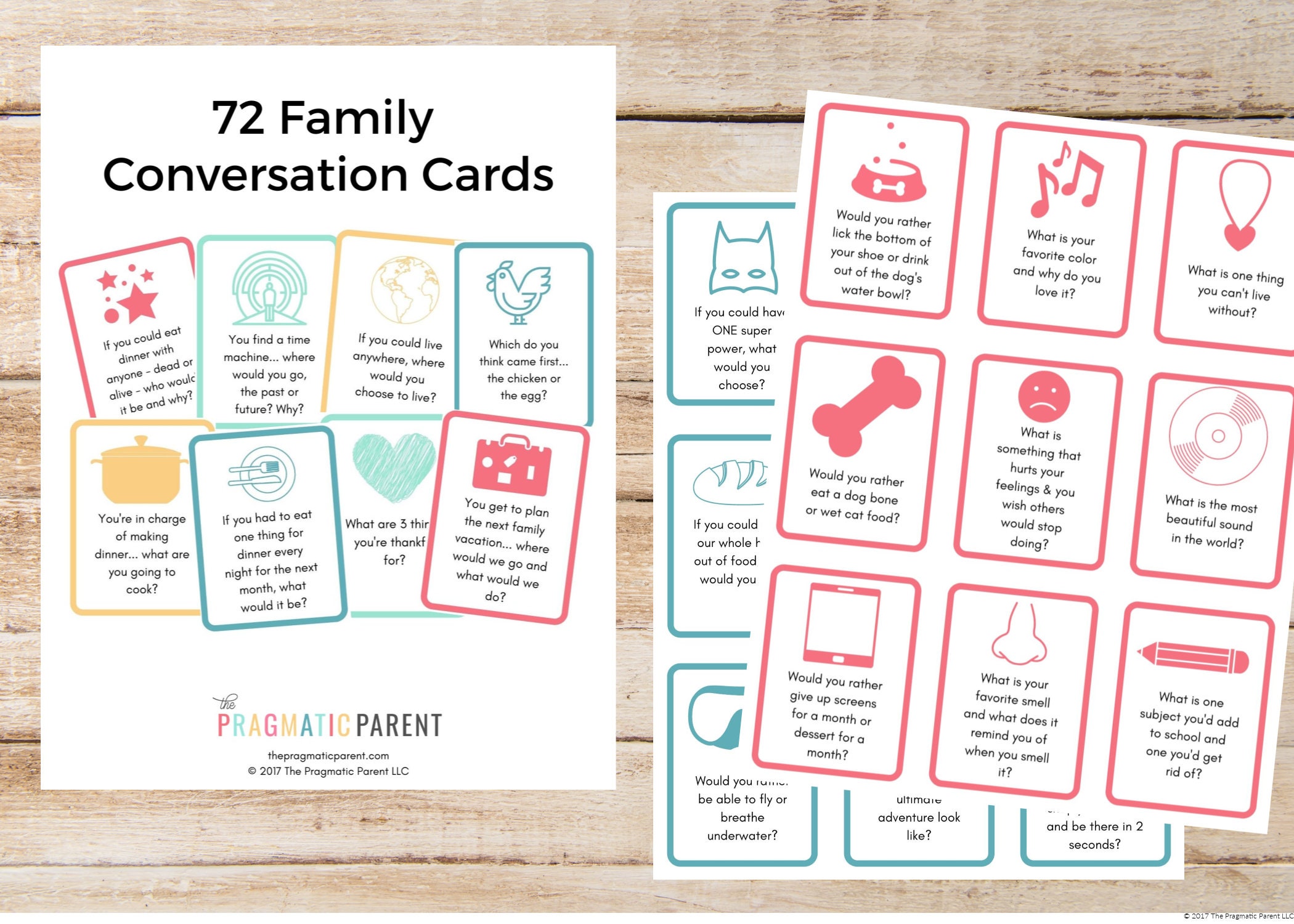 Family Conversation Cards - UK