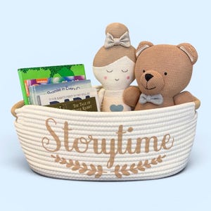 Book Gifts, Basket for Baby Book Storage, Baby Shower Basket, Book Gift for Readers, Book Holder, Basket for Books, Basket for Gifts