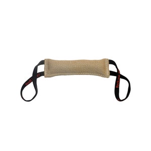 RedLine K9 Jute Dog Tug Toy (3 inch X 10 inch) 1 Or 2 Handles